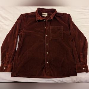 Large Madewell corduroy button down